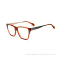 Good Design Combined Metal Frame Cat Eye Acetate Optical Glasses